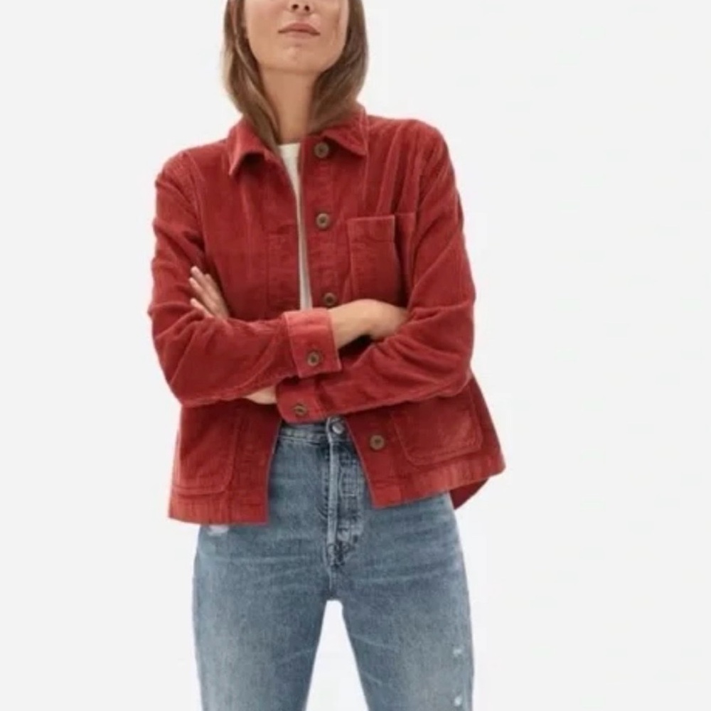 Everlane med Women's Rust Corduroy chore coat